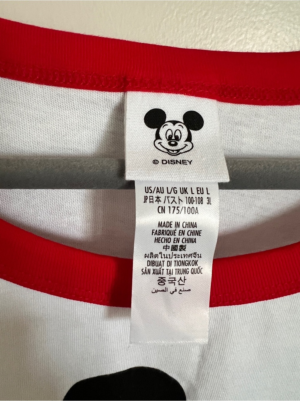 Walt Disney World Women'sMickey Tank Top - White & Red - Picture 2 of 3